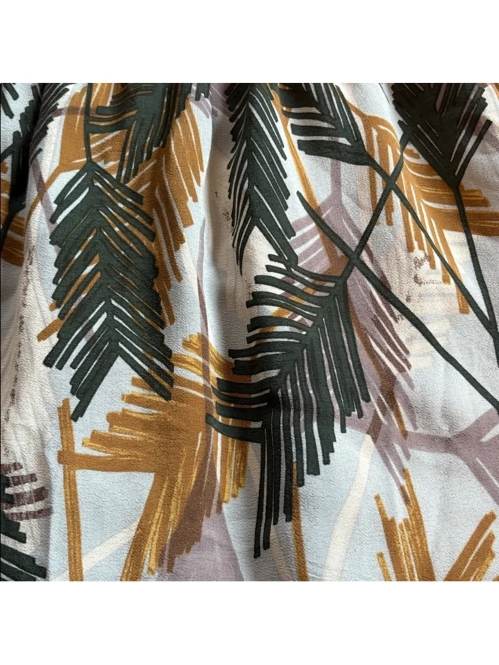 EUC Anthropologie Edme & Esyllte Flurried Plumes Midi Skirt Size O